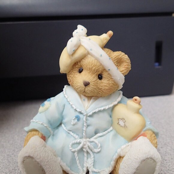 Cherished Teddies Kiss The Hurt and Make It Well Bear with Hot Water Bottle - Picture 1 of 7